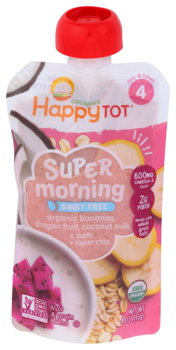 Happy Tot Pouch Ban Drgnf Cmlk Morn 4 Oz