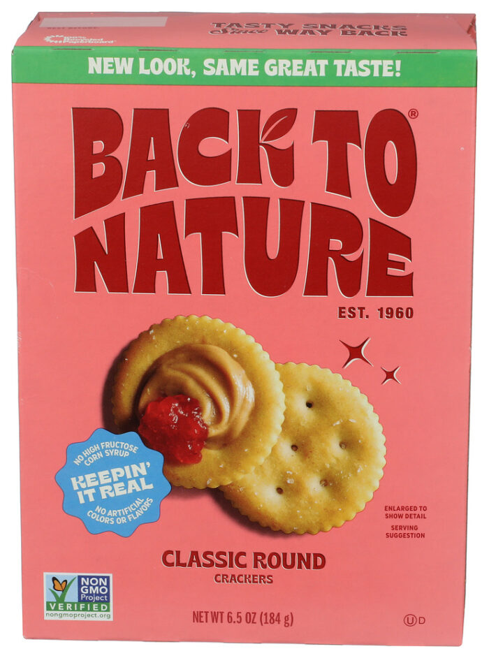Back To Nature Crackers Classic Round 6.50 Oz - Image 1