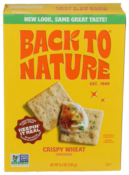 Back To Nature Crackers Crispy Wheat 6.50 Oz