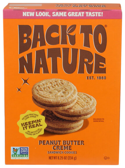 Back To Nature Cookies Sw Pnt Bttr Crm 8.25 Oz