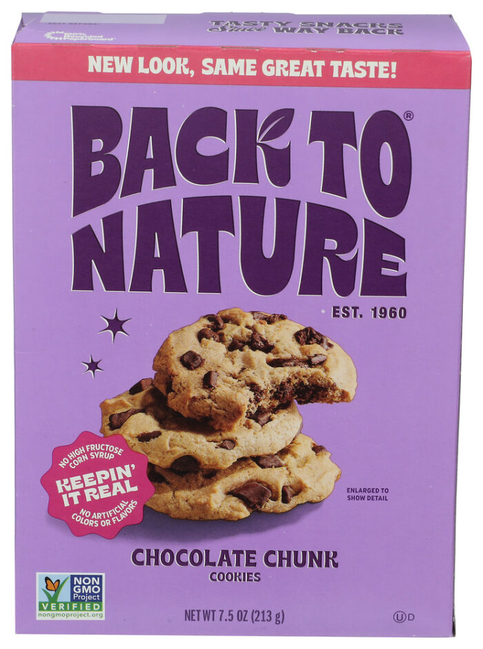 Back To Nature Cookies Chocolate Chunk 7.50 Oz - Image 1
