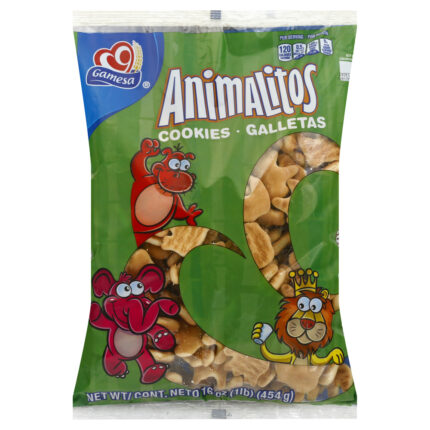 Gamesa, Animalitos Cookies, Case Of 12, 16 Oz