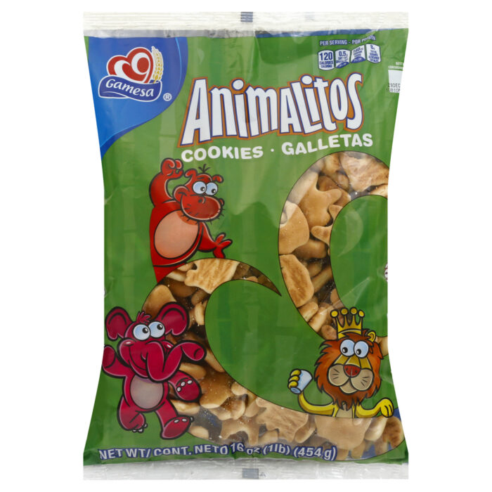 Gamesa, Animalitos Cookies, Case Of 12, 16 Oz - Image 1