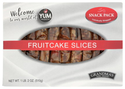 Grandmas Fruitcake Orgnl Hlf Slc 1 Lb