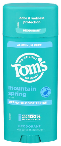 Toms Of Maine Deodorant Stk Mntn Sprng 3.25 Oz