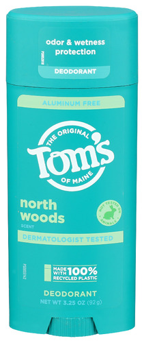 Toms Of Maine Deodorant Stk North Wood 3.25 Oz