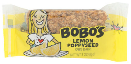 Bobos Oat Bars Bar Oat Lmn Poppyseed 3 Oz