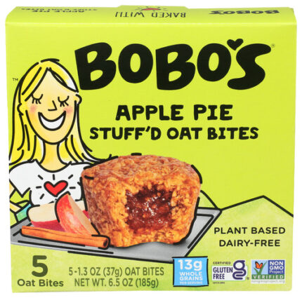 Bobos Oat Bars Bites Stuffd Apple Pie 5Ct 6.50 Oz