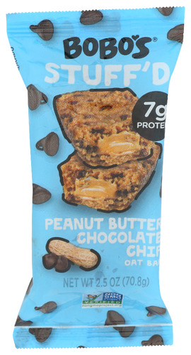 Bobos Oat Bars Bars Stffd Chocochp Pb Fl 2.50 Oz