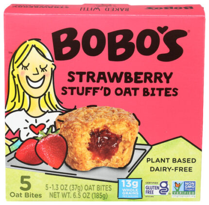 Bobos Oat Bars Bites Stuffd Strwbry 5Pc 6.50 Oz