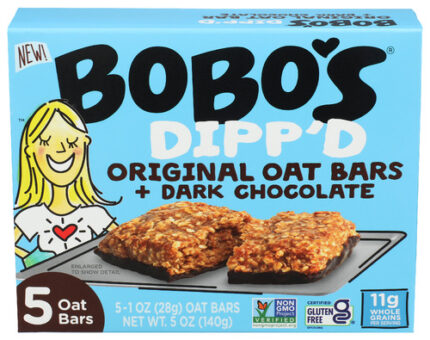 Bobos Oat Bars Bar Dippd Drk Choc Ori 5 Oz