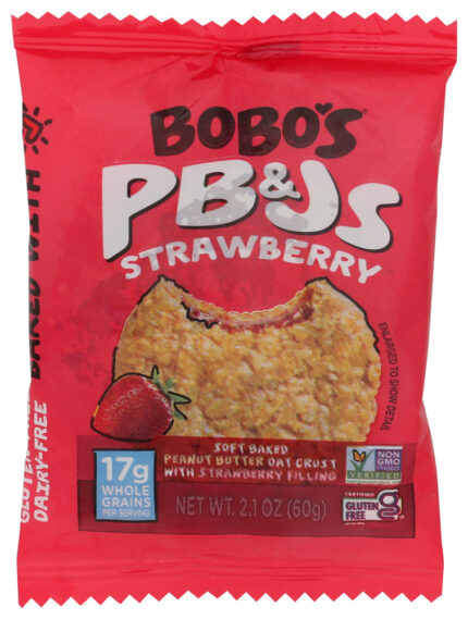 Bobos Oat Bars Snack Oat Pb&J Stbry 2.10 Oz