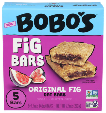 Bobos Oat Bars Bar Original Fig 7.50 Oz