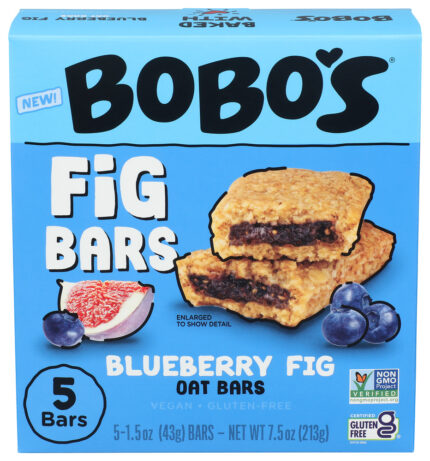 Bobos Oat Bars Bar Blueberry Fig 7.50 Oz