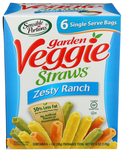 Sensible Portions Straw Veggie Grdn Rnch 6 Oz