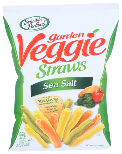 Sensible Portions Straw Veggie Seaslt 7 Oz