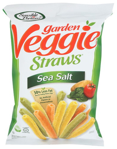 Sensible Portions Straw Veggie Sea Salt 5 Oz