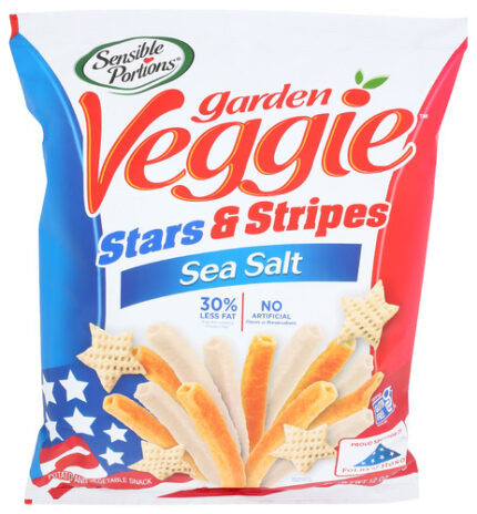 Sensible Portions Veggie Straw Star Stripes 12 Oz