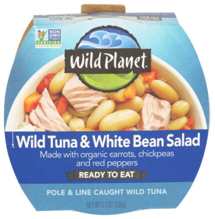 Wild Planet Salad Tuna White Bean 5.60 Oz