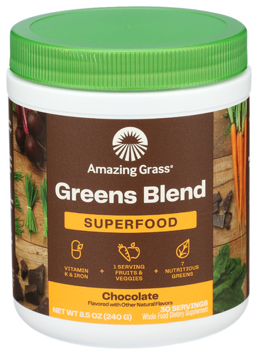 Amazing Grass Green Superfood Chocolate 8.50 Oz