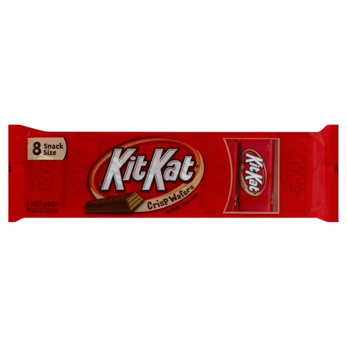 Kit Kat, Milk Chocolate Crisp Wafers Snack Size Candy Bars, Case Of 36, 3.92 Oz - Image 1