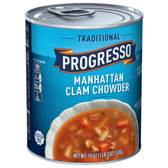 Progresso, Traditional Manhattan Clam Chowder Soup, Case Of 12, 19 Oz - Image 1