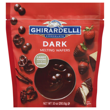 Ghirardelli, Chocolate Dark Melting Wafers, Case Of 6, 10 Oz
