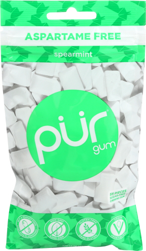 Pur Gum Spearmint 55Pc 2.72 Oz
