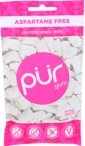 Pur Gum Pmgrnte Mint 55Pc 2.72 Oz