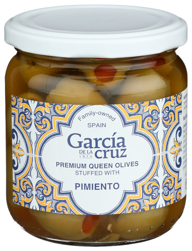 Garcia De La Cruz Olives Qn Pmnto Stfd Prm 14 Oz