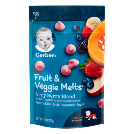 Gerber, Very Berry Blend Fruit And Veggie Melts, Case Of 7, 1 Oz
