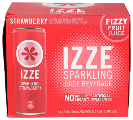 Izze Beverage Juice Spk Strawberry 6Pk 50.40 Fo