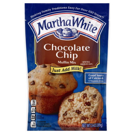 Martha White, Chocolate Chip Muffin Mix, Case Of 12, 7.4 Oz