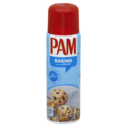 Pam, Canola Oil Baking Spray With Flour, Case Of 12, 5 Oz