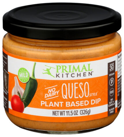 Primal Kitchen Dip Queso Mild 11.50 Oz