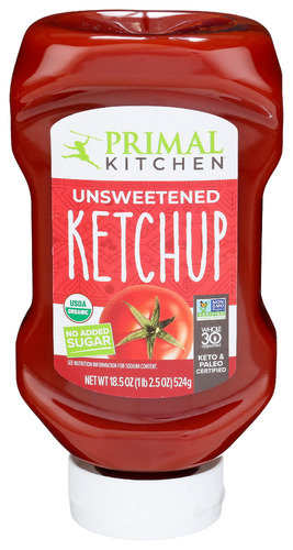 Primal Kitchen Ketchup Unsweet Sqz 18.50 Oz