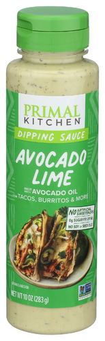 Primal Kitchen Sauce Dip Avocado Lime 10 Oz