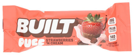 Built Bar Bar Strwbry N Cream Puff 1.41 Oz