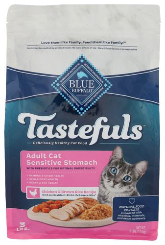 Blue Buffalo Food Cat Tsf Adlt Senstv 3 Lb