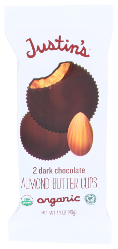 Justins Dark Choc Cups Almond Btr 1.40 Oz