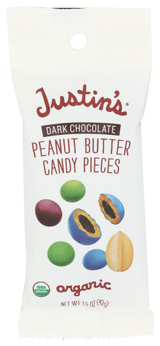 Justins Choc Pieces Pnut Bttr Dk 1.50 Oz