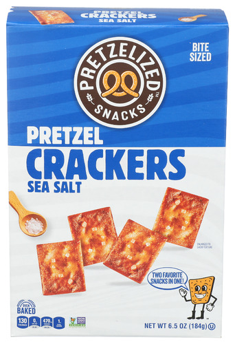 Pretzelized Snacks Crackers Pretzel Sea Slt 6.50 Oz