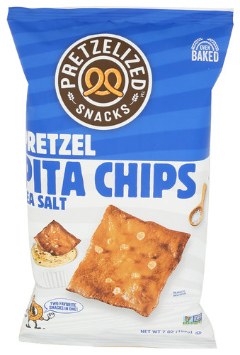 Pretzelized Snacks Chips Pretzel Pita S Slt 7 Oz