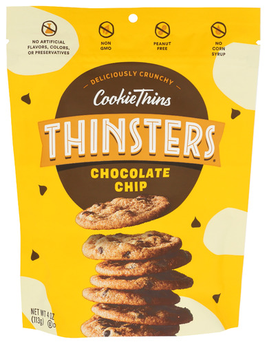 Thinsters Cookie Thin Choc Chip 4 Oz