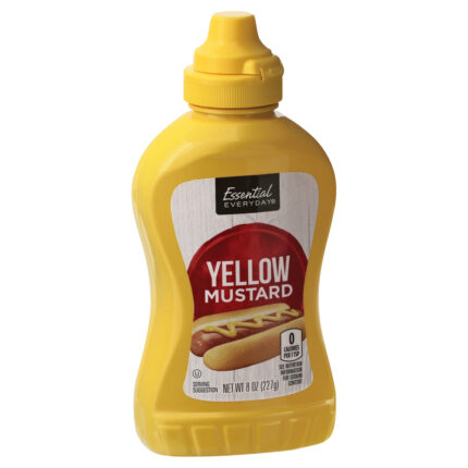 Essential Everyday, Yellow Mustard, Case Of 12, 8 Oz