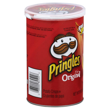 Pringles, Potato Crisps Chips Original, Case Of 12, 2.36 Oz
