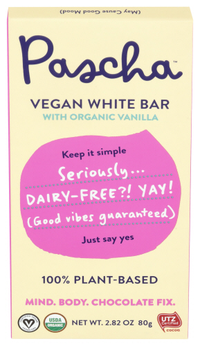 Pascha Choc Bar White 2.82 Oz