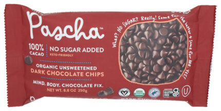 Pascha Choc Baking Chip Drk Unsw 8.80 Oz