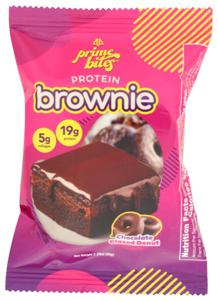 Prime Bites Bar Choc Glazed Donut 2.29 Oz