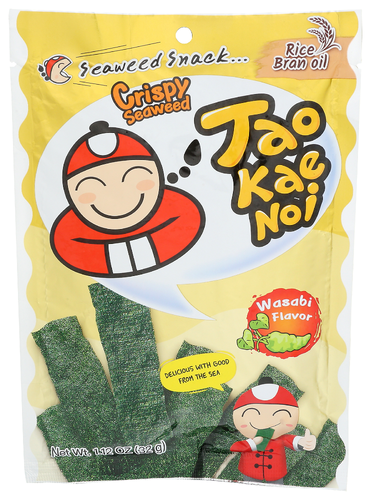 Taokaenoi Usa Seaweed Crispy Wasabi 1.21 Oz
